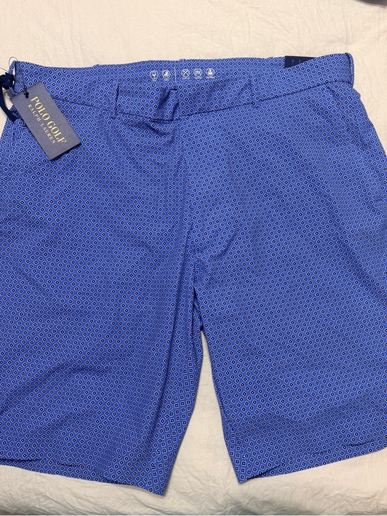 Ralph Lauren Other - Ralph Lauren Blue Geometric Print Hybrid Shorts